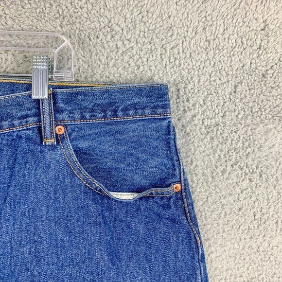 Levis 501 Jeans Mens 42 Blue Button Fly Denim Western Cowboy Outdoor Casual - Picture 6 of 15